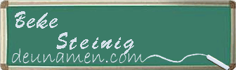 Beke Steinig Visitenkarte